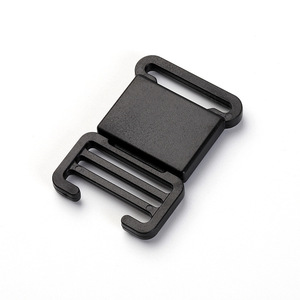 <b>Adjustable</b> Plastic Buckle 25mm Inner Diameter Black Safety Buckle For Bag Waist <b>Strap</b> Accessory Spring 2024 - Product Image 1