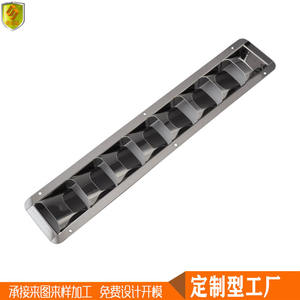 Couverture de fenêtre à persiennes en acier inoxydable 304 à 8 compartiments, accessoire de quincaillerie marine pour la ventilation et la dissipation de la chaleur - Product Image 3