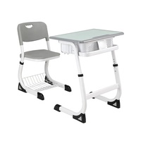 Vente en gros bon marché table d'étude et chaises pour élèves du primaire mobilier scolaire ensemble de bureau pour l'école primaire