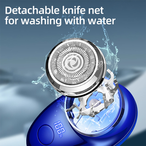 Recortadora de Pelo Portátil de Una Sola Cuchilla para Hombre, Afeitadora Rotativa USB, Uso Doméstico y en Hoteles, Afeitadora de Triple Cuchilla - Product Image 4