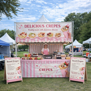 Tente publicitaire mobile Oxford pour l'extérieur, panneau d'affichage pour la restauration, le sport et les expositions - Product Image 1