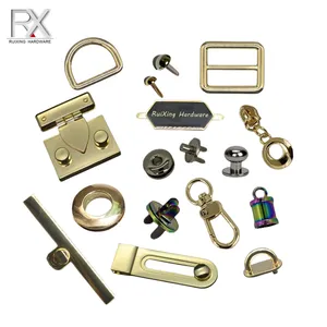 gold metal 20 mm bag hardware button alloy handbag parts tags bag accessories metal brushed color fittings clasps buckles