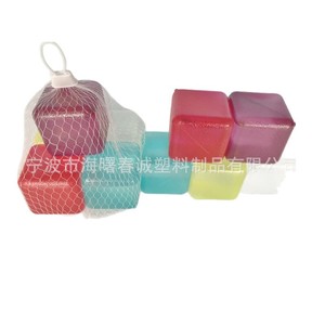 ก้อนน้ำแข็งพลาสติก Chuncheng Frosted PE ขนาด 5 ซม. ใช้ซ้ำได้สำหรับเครื่องดื่ม - Product Image 1