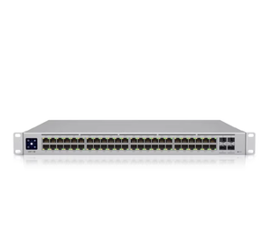 Commutateur PoE UBNT <span class=keywords><strong>USW</strong></span> -Pro -<span class=keywords><strong>48</strong></span> -PoE <span class=keywords><strong>48</strong></span> ports couche 3 600W 4x10G SFP+ avec écran tactile LCM 1,3 pouces UniFi géré - Product Image 2