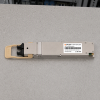 Transceiver optique 800G OSFP224 SR8 2xSR4 à ailettes PAM4 850nm 50m MMF Double MTP/MPO-12 APC DOM pour centre de données InfiniBand NDR