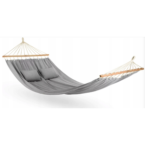Hamaca de árbol doble colgante de algodón y poliéster de lona para patio exterior Extragrande - Product Image 1
