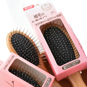 Baoli OEM <span class=keywords><strong>Brosse</strong></span> à picots en bambou professionnelle 60x220mm pour le toilettage des chiens et des chats Réduit efficacement la perte de poils <span class=keywords><strong>Brosse</strong></span> pour <span class=keywords><strong>sous</strong></span>-<span class=keywords><strong>poil</strong></span> <span class=keywords><strong>Brosse</strong></span> pour animaux de compagnie - Product Image 6