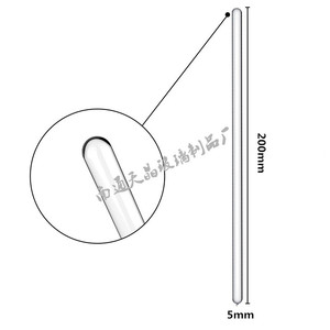 Varilla de Agitación de Vidrio Tianjing de 15-30 cm, 5-8 mm, de Borosilicato de Alta Calidad para Laboratorio - Product Image 2