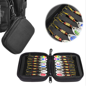 WEIHE Leurres <span class=keywords><strong>de</strong></span> <span class=keywords><strong>pêche</strong></span> en métal, type cuillère, wobblers, spinnerbaits, 3,7g, 16 pièces, avec paillettes et hameçons triples à plumes, <span class=keywords><strong>kit</strong></span> <span class=keywords><strong>de</strong></span> leurres <span class=keywords><strong>de</strong></span> <span class=keywords><strong>pêche</strong></span> - Product Image 2