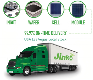 U.S Jinko Panneaux solaires 400W 450W 500W 580W 590W 650W 700W Système de puissance de panneau solaire bifacial Panneau solaire de Las Vegas de type N - Product Image 1