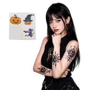 สติกเกอร์สักลายหน้าการ์ตูนสำหรับเด็ก ลายฮาโลวีน กันน้ำ ติดชั่วคราว สำหรับโปรโมชั่น - Product Image 1
