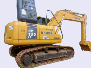 Komatsu เครื่องขุดมือสอง16Ton PC160 PC160LC จากญี่ปุ่นพร้อมส่วนประกอบเครื่องยนต์หลักในสต็อกในประเทศจีน - Product Image 2