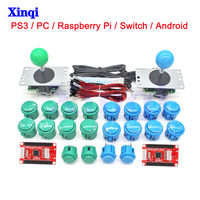 SAWAN japon Joystick bouton poussoir USB encodeur Arcade kit de bricolage jeu d'arcade USB zéro retard Joystick bouton poussoir