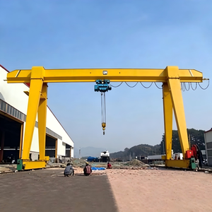 Grue <span class=keywords><strong>portique</strong></span> à double poutre sur pneus en caoutchouc de 16 tonnes multi-usages pour le chargement en entrepôt - Product Image 1