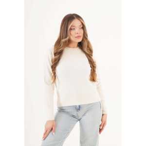 Pulls pour femmes à col rond ornés de pierres, modèle uni, vente en gros - Product Image 2