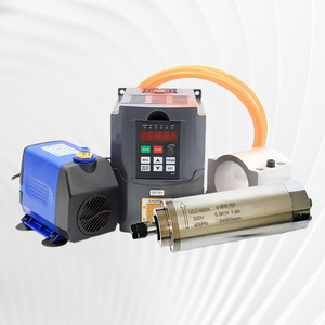 Cao-tần Số tốc độ cao hơn 1.5KW làm mát bằng nước CNC trục chính 24000rpm ER11 trục chính Bộ dụng cụ - Product Image 2