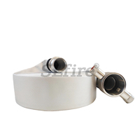 Tuyau d'incendie plat flexible de 2,5 pouces, 300 PSI, durable, personnalisable, marque SL, accessoires d'équipement de lutte contre l'incendie en PVC, 65 mm