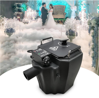 Machine à fumée basse basse de brouillard de glace sèche de 3500W Machine à fumée d'eau d'effet de scène de danse de fête de mariage