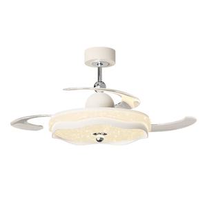 Ventilador de Techo LED con Control Remoto de 220V con Bluetooth para Comedor y Dormitorio, Aplicación Interior, Motor BLDC de Cobre, Nuevo Diseño - Product Image 1