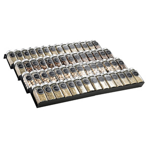 Extendable <b>Spice</b> <b>Jar</b> Storage <b>Rack</b> Rectangular Black 3 Floors Desktop Drawer Organizer <b>For</b> Kitchen <b>Spices</b> - Product Image 5
