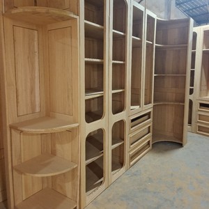 Nuovo <span class=keywords><strong>Armadio</strong></span> Angolare in Legno Stile Pastorale e Wabi-Sabi, Combinazione Libera, Personalizzabile Secondo <span class=keywords><strong>Disegni</strong></span> - Product Image 1