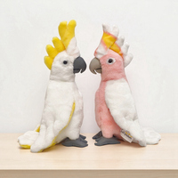 Fabricant de jouets en peluche personnalisés de 22 cm/28 cm, jouets en peluche animaux en peluche, perroquet vert personnalisé en peluche, poupée en peluche douce en coton PP pour anniversaire