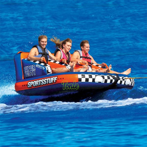 Inflatable thể thao dưới nước trò chơi đồ chơi towable xoay nước Công viên trò chơi đồ chơi bơm hơi thuyền cho giải trí dưới nước - Product Image 1