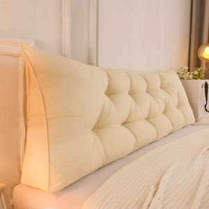 <span class=keywords><strong>Funda</strong></span> de <span class=keywords><strong>Almohada</strong></span> Triangular para Cama, Color Sólido, Nueva Colección 2024, Estilo Tatami, Suave, para Dormitorio de Estudiantes, Soporte Lumbar, Simple, Alta, Doble - Product Image 2