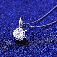 CZCITY Collier pendentif en argent 925 avec moissanite unique rouge et jaune, six griffes, chaîne maille japonaise, pour filles, bijoux tendance japonais