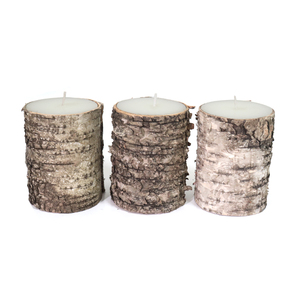 Bougie en cire <span class=keywords><strong>de</strong></span> paraffine faite à la main, qualité OEM, prix bas, design unique avec écorce <span class=keywords><strong>de</strong></span> <span class=keywords><strong>bouleau</strong></span> pour la décoration <span class=keywords><strong>de</strong></span> Pâques, vente chaude - Product Image 2