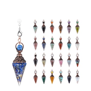 Prix de gros usine : Cône d'orgone hexagonal en résine avec copeaux de cristal, ajustable en fréquence, <span class=keywords><strong>cuivré</strong></span>, pour cadeaux spirituels DIY - Product Image 1