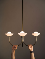 Lustre de ferme rustique lustre lanterne en laiton 4 lumières traditionnel clair biseauté verre nuances cuisine île pendentif