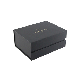 High Quality Luxury Custom Cosmetic Perfume <b>Black</b> Magnetic Rigid <b>Boxes</b> Sponge Liner Matt Lamination Embossing Recyclable Gift - Product Image 3