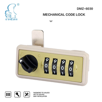 DMZ Secure 6030 Serrure de casier à combinaison mécanique sans clé à 4 chiffres pour meubles, armoires de bureau et rangement