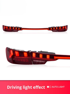 Luce di direzione dinamica per i modelli <span class=keywords><strong>Audi</strong></span> <span class=keywords><strong>A4</strong></span> 17-23 gruppo coda a <span class=keywords><strong>LED</strong></span> nuova condizione 12V obiettivo rosso Plug and Play impermeabile - Product Image 5
