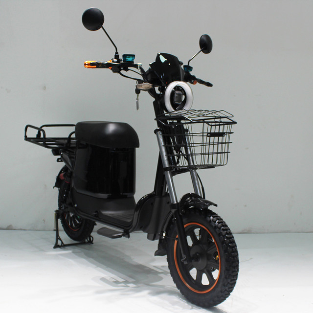 Factory Direct Sale 16" Fat Tire Electric Motorcycle 60V 1000W Rear Hub Motor Strong Power Hydraulic Shock Absorbers LED Light