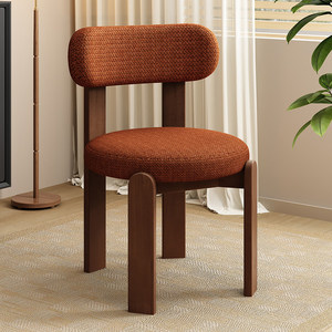 Chaises de salle à manger en bois massif de style nordique moderne et luxueux, 4, 6, 8, 10 places, pour hôtel, cuisine, café, table avec revêtement en cuir, design d'intérieur - Product Image 6