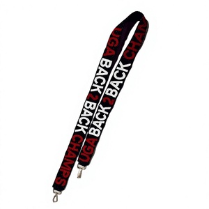 Correa de Tela UGA Back 2 Back Champs con Diseño de Texto en Negro, Rojo y Blanco a la Moda - Product Image 1
