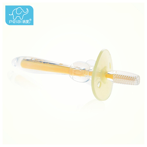 Sécurité Poignée Souple Flexible multifonctionnel En Caoutchouc <span class=keywords><strong>Silicone</strong></span> <span class=keywords><strong>Dentition</strong></span> Bébé Formation Brosse À Dents Bébé - Product Image 3