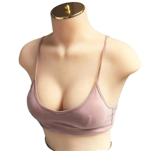 Maniquí <span class=keywords><strong>de</strong></span> plástico para la parte superior del cuerpo femenino con pecho grande para sujetador <span class=keywords><strong>de</strong></span> lencería femenina que muestra maniquí <span class=keywords><strong>de</strong></span> medio cuerpo femenino <span class=keywords><strong>de</strong></span> silicona - Product Image 1