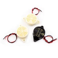 Alarma de 95 dB de Alto Decibelio, DC 3-24V 12V, Zumbador Electrónico, Alarma con Sonido Intermitente y Continuo para Arduino, Auto, Camioneta, SFM-27