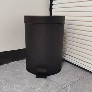 Barato 3L/5L/8L/12L/20L hogar cocina hogar Metal <span class=keywords><strong>cubo</strong></span> de <span class=keywords><strong>basura</strong></span> Acero inoxidable reciclaje <span class=keywords><strong>basura</strong></span> <span class=keywords><strong>Pedal</strong></span> <span class=keywords><strong>cubo</strong></span> de <span class=keywords><strong>basura</strong></span> redondo - Product Image 3