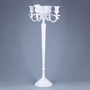 Candélabre en métal fait main le plus vendu – Élégant vase à fleurs – Durable et résistant à la chaleur pour mariages et salons - Product Image 1