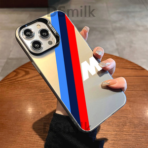 Cho Apple 17 không khí điện thoại di động Trường hợp <span class=keywords><strong>laser</strong></span> XS Max cộng với hợp thời trang chữ <span class=keywords><strong>M</strong></span> thể thao iPhone 13 14 15 16 Pro Max Bìa - Product Image 2