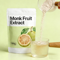 Hoogwaardig monniksvruchtenextract Luo Han Guo extractpoeder Mogroside V 25% V 50%