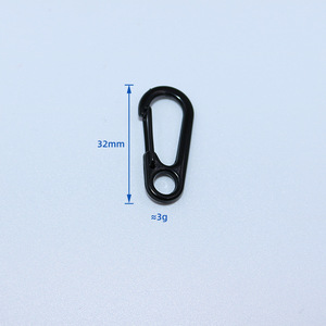 Mini 32Mm Kẽm Hợp Kim Nhỏ Kim Loại Mùa Xuân Cổng Snap Hook Clip Cho Tự Làm <span class=keywords><strong>Keychain</strong></span> Dây Paracord Dự Án Túi Phụ Kiện Phần Cứng - Product Image 5