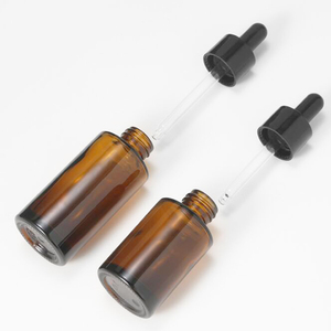 Bouteille en verre de haute qualité, 20ml, 30ml, 40ml, ambre à épaule plate, flacon alass compte-gouttes de sérum - Product Image 5