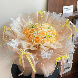 Ramo de Rosas de Jabón con Estilo de Ballet, Simulación de Flores de Jabón, Producto Terminado, Regalo Práctico para Niñas - Product Image 1