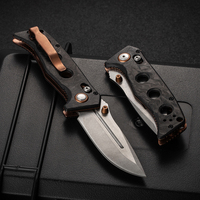 Mini BM273 couteau de poche poignée en Fiber de carbone CNC Camping extérieur tactique couteaux pliants EDC outil fournisseur