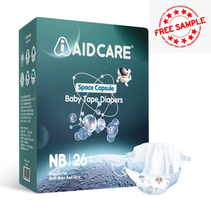 AID CARE Couches-culottes jetables premium pour bébé, ultra-fines, surface sèche, protection anti-fuites 3D, feuille arrière respirante en tissu non tissé - Product Image 3